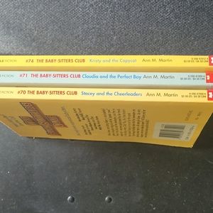 Vintage 1991 Baby-Sitters Club Book Set #70,71,74